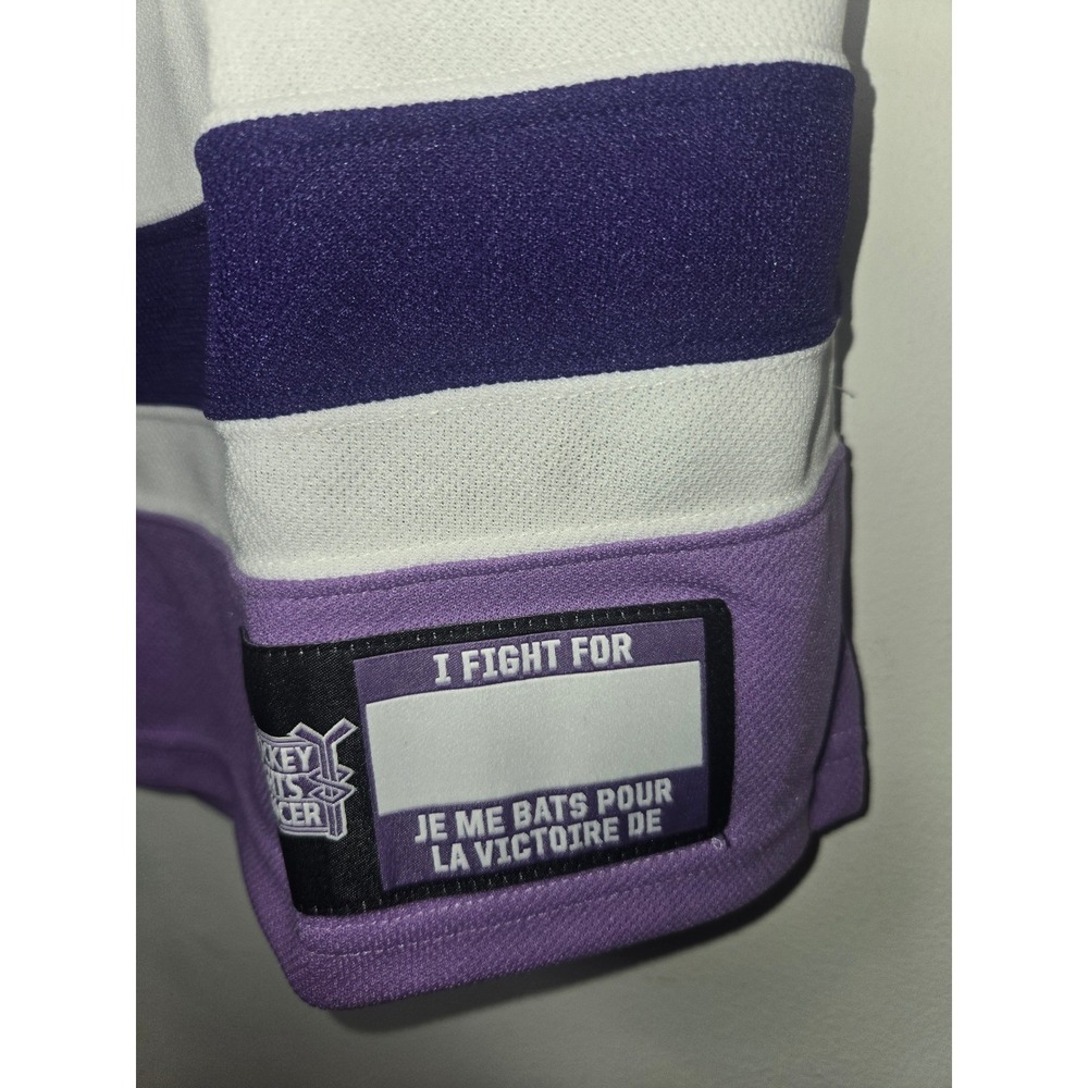 Adidas Calgary Flames Hockey Fights Cancer Authentic Jersey Mens 52 - Picture 5 of 7